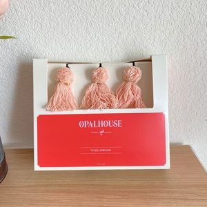Opalhouse pink tassel garland NIB